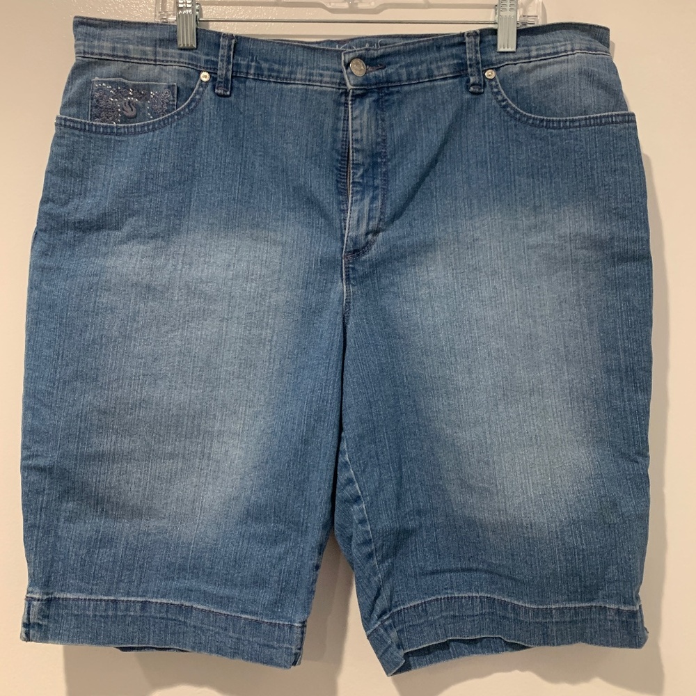 Long Jean Shorts